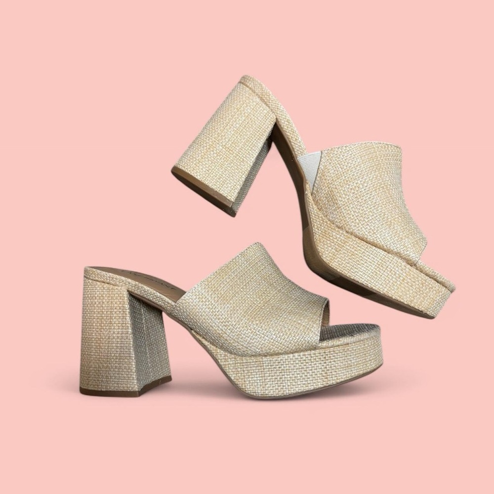 Women’s Lane Bryant Platform Mules | Size 8W